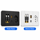 MaxPlug™ — Tomada parede 4 em 1 com Cabos Retráteis