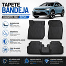 Tapete Bandeja Borda Elevada Volkswagen Nivus JOGO COMPLETO 2020 a 2027- MaxTapetes