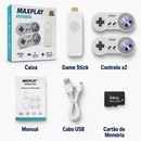 MaxPlay™ - Game Retrô + 2 Controles