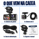 MaxVision™ 2.0 — Câmera Veicular 4K (3 em 1)